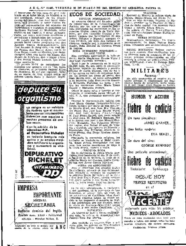 ABC SEVILLA 28-03-1969 página 44