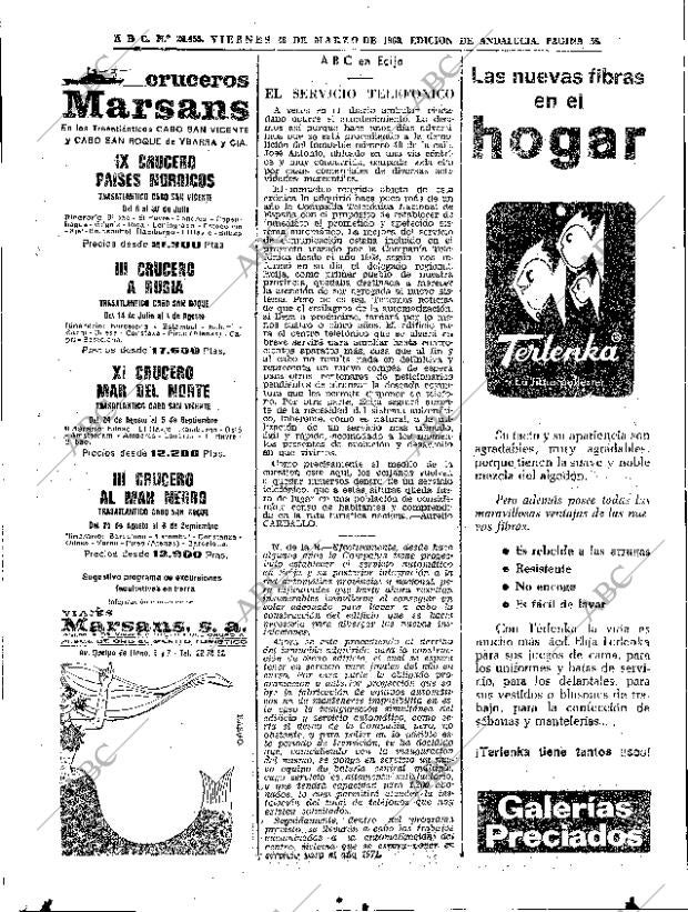 ABC SEVILLA 28-03-1969 página 56