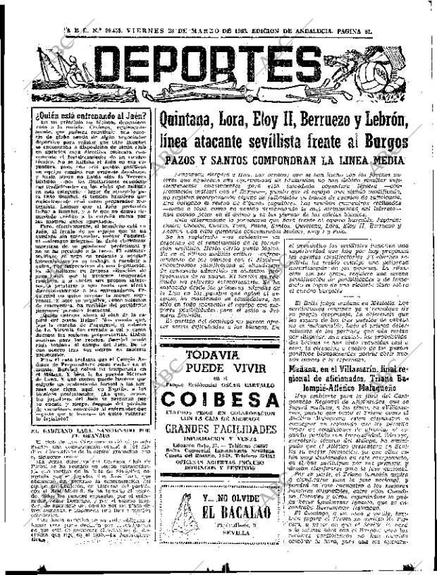 ABC SEVILLA 28-03-1969 página 61