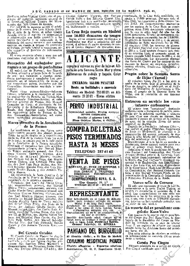 ABC MADRID 29-03-1969 página 89