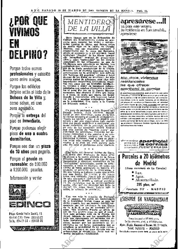 ABC MADRID 29-03-1969 página 90