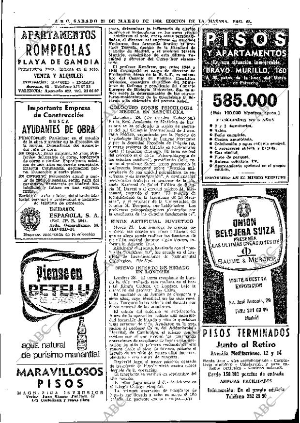 ABC MADRID 29-03-1969 página 94