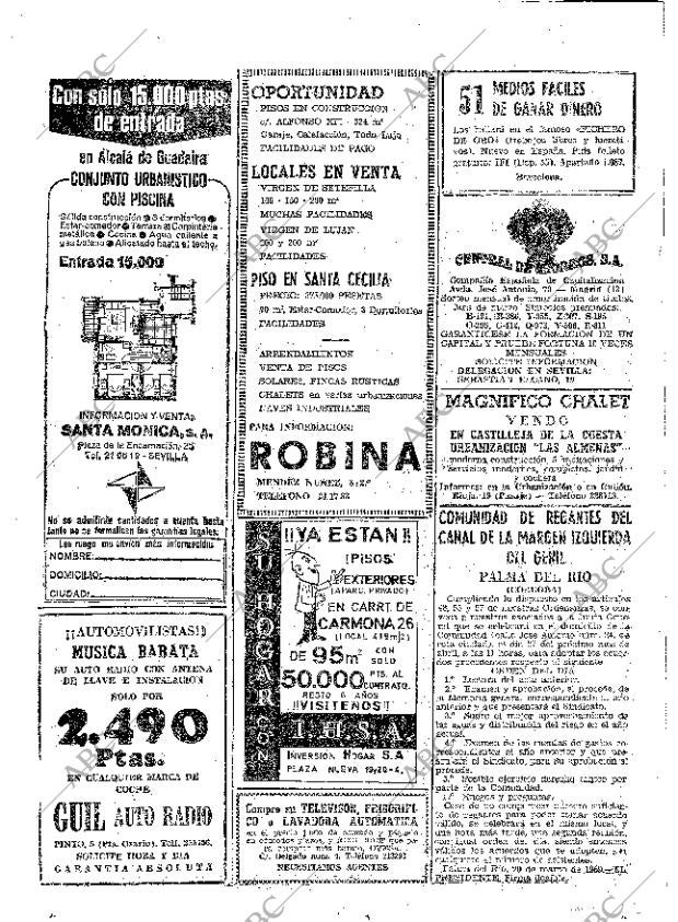 ABC SEVILLA 29-03-1969 página 108