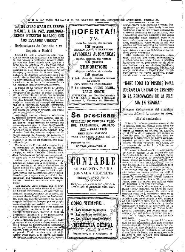 ABC SEVILLA 29-03-1969 página 64