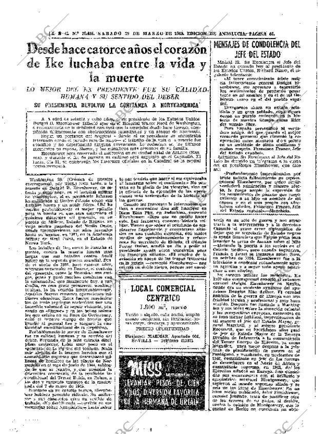 ABC SEVILLA 29-03-1969 página 67