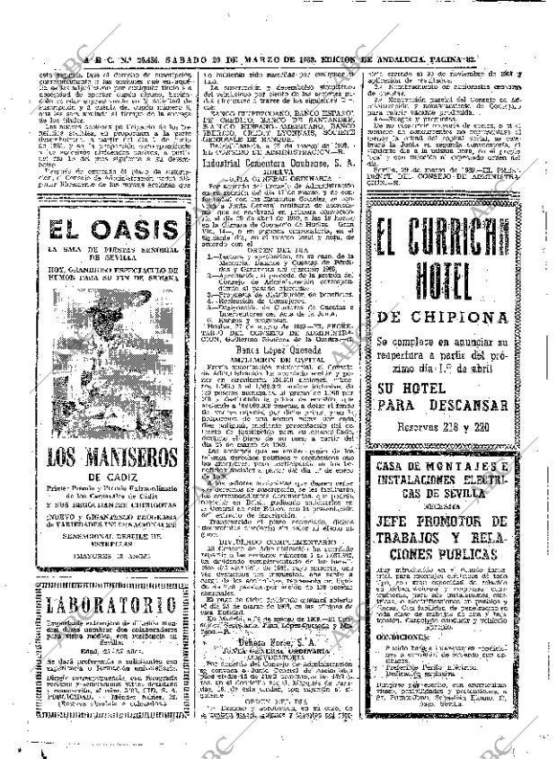 ABC SEVILLA 29-03-1969 página 82