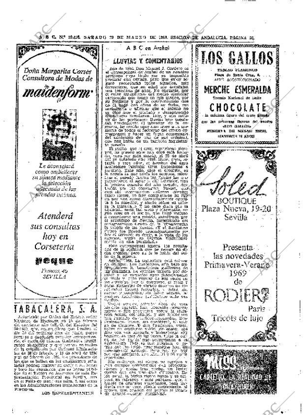 ABC SEVILLA 29-03-1969 página 96
