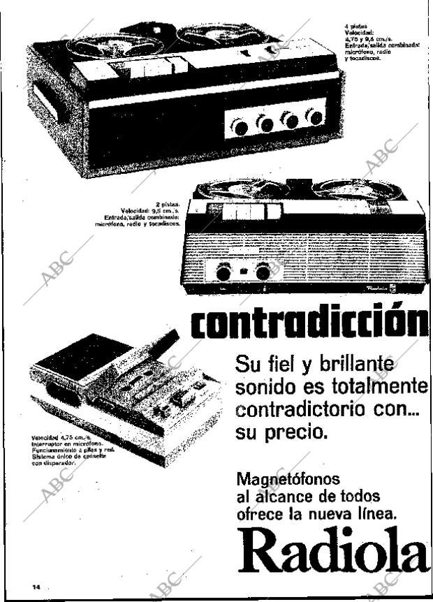 BLANCO Y NEGRO MADRID 29-03-1969 página 14