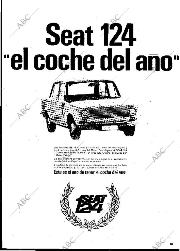 BLANCO Y NEGRO MADRID 29-03-1969 página 45