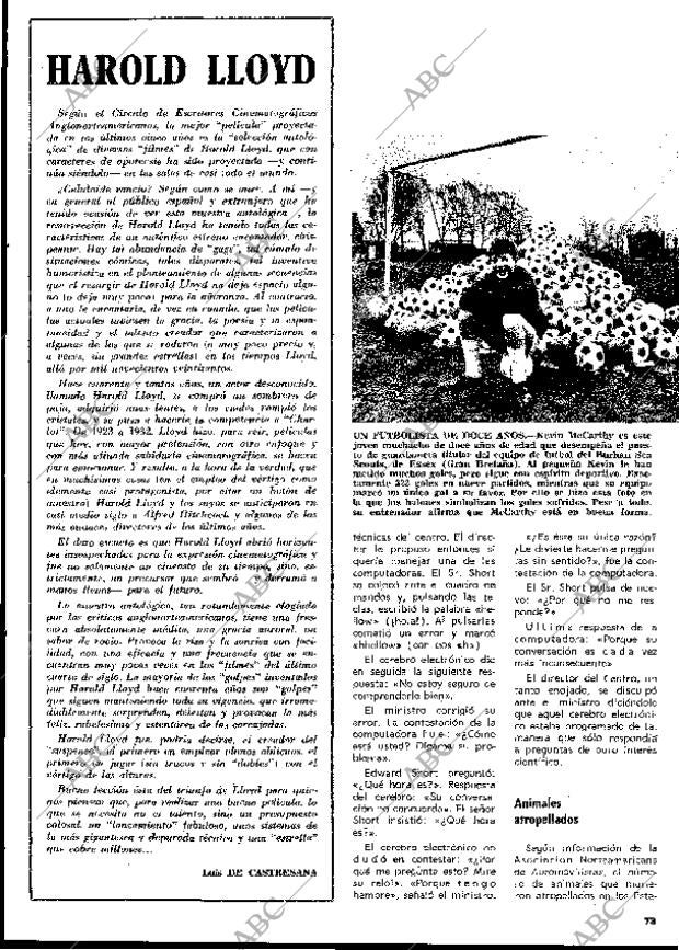 BLANCO Y NEGRO MADRID 29-03-1969 página 73