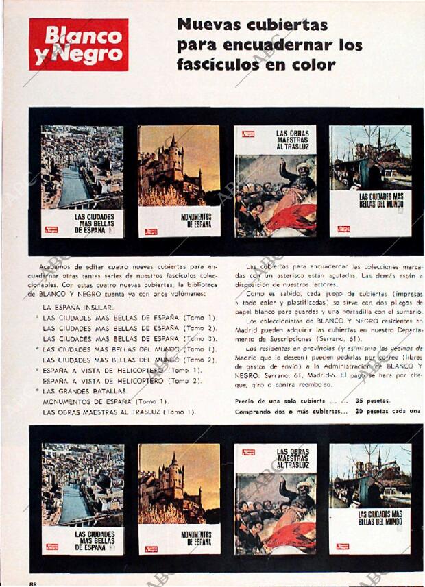 BLANCO Y NEGRO MADRID 29-03-1969 página 88