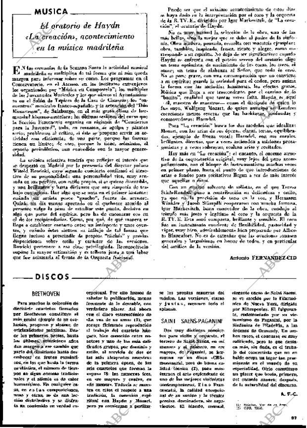 BLANCO Y NEGRO MADRID 29-03-1969 página 97