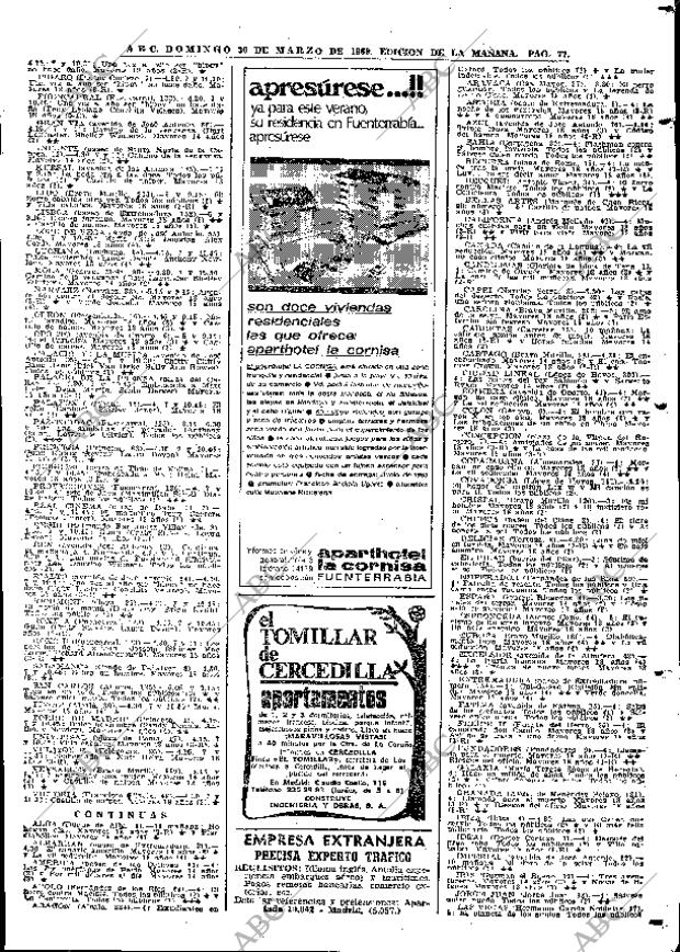 ABC MADRID 30-03-1969 página 87