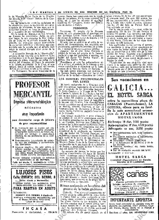 ABC MADRID 01-04-1969 página 38