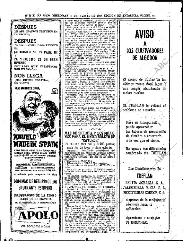 ABC SEVILLA 02-04-1969 página 46