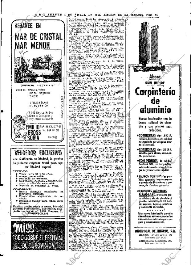 ABC MADRID 03-04-1969 página 64