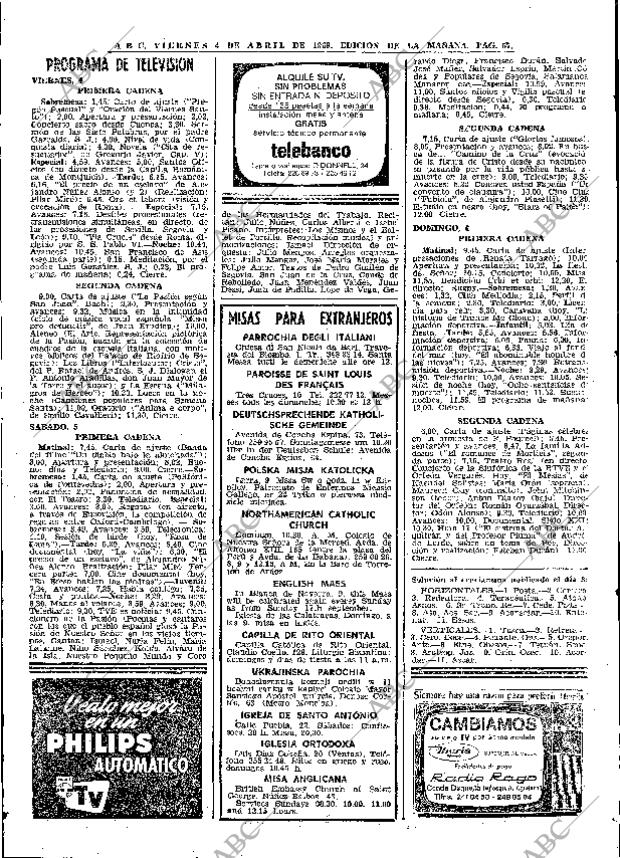 ABC MADRID 04-04-1969 página 67