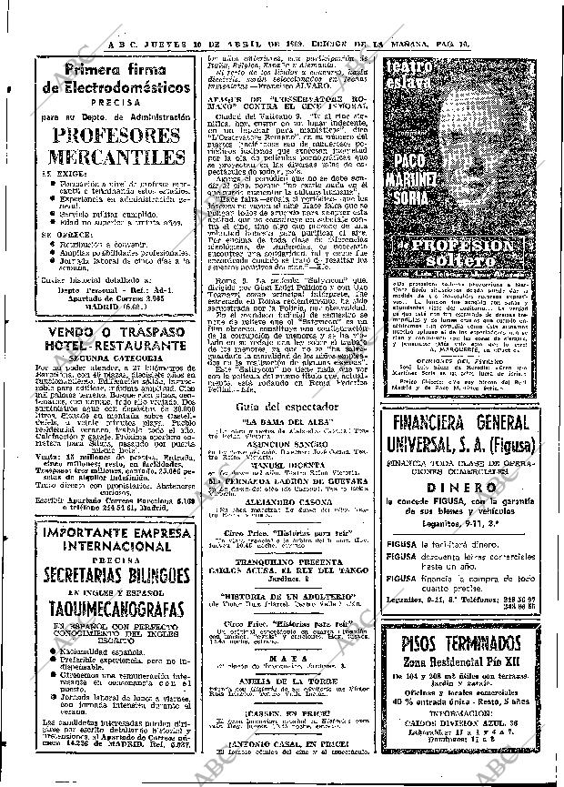 ABC MADRID 10-04-1969 página 94