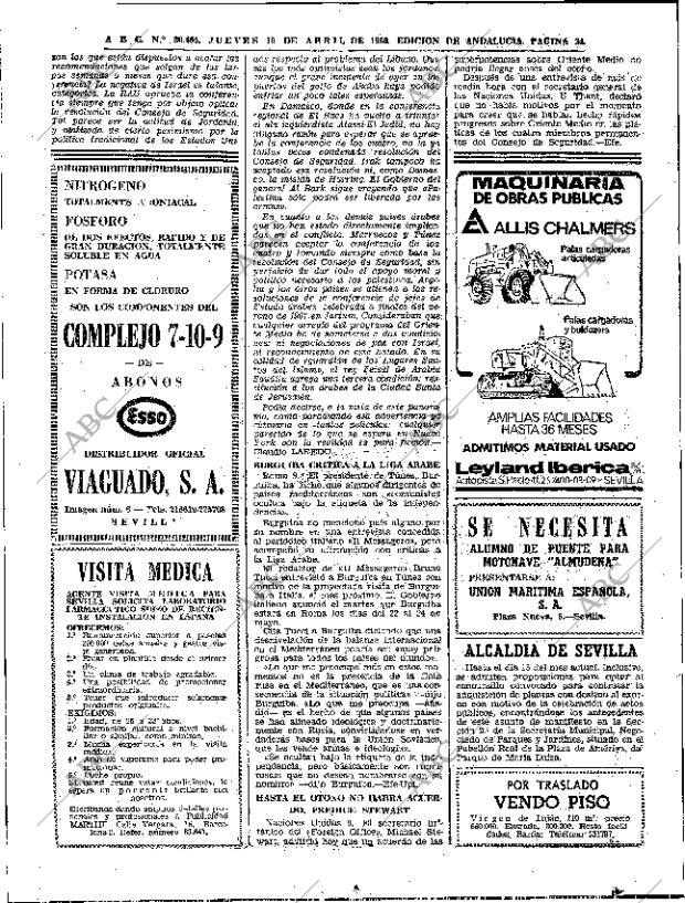 ABC SEVILLA 10-04-1969 página 34