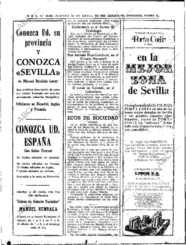 ABC SEVILLA 10-04-1969 página 52