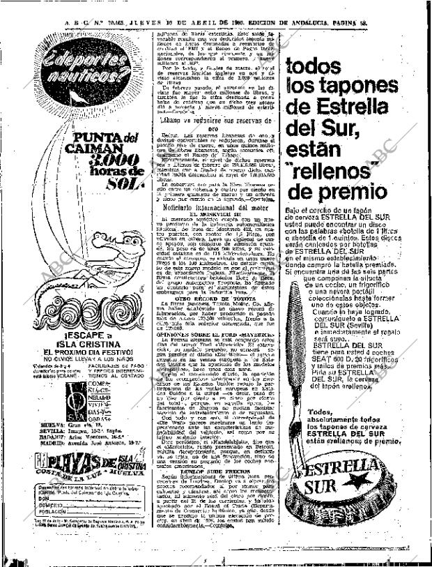 ABC SEVILLA 10-04-1969 página 58