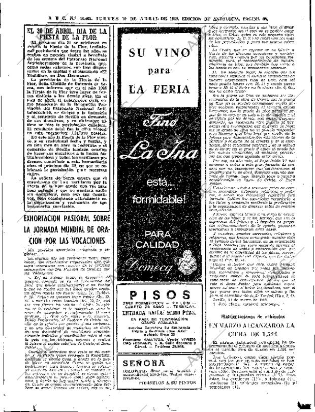 ABC SEVILLA 10-04-1969 página 63