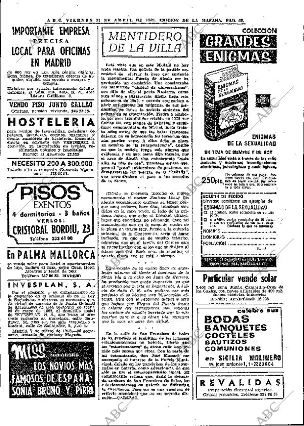 ABC MADRID 11-04-1969 página 74