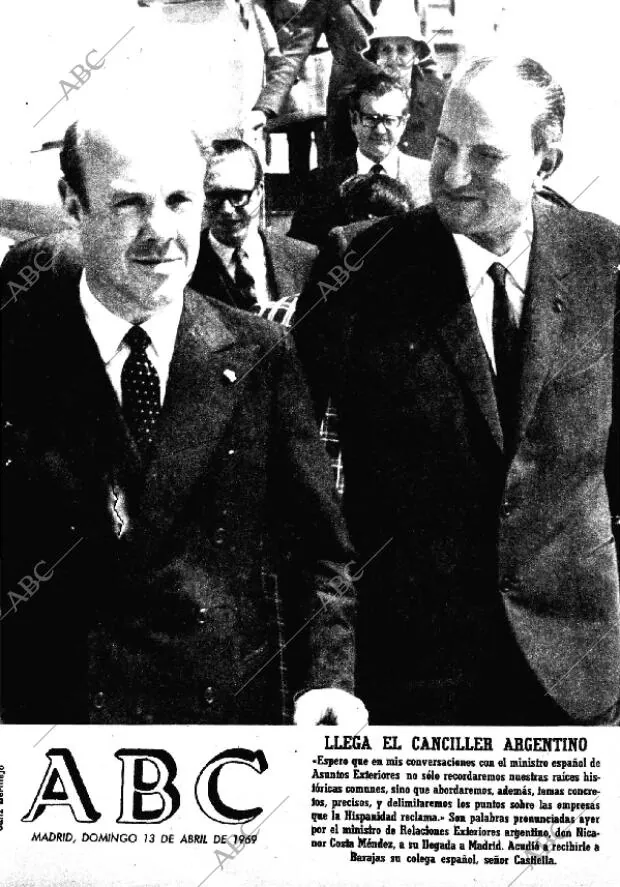 ABC MADRID 13-04-1969 página 1