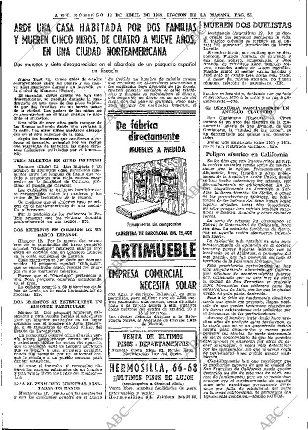 ABC MADRID 13-04-1969 página 35