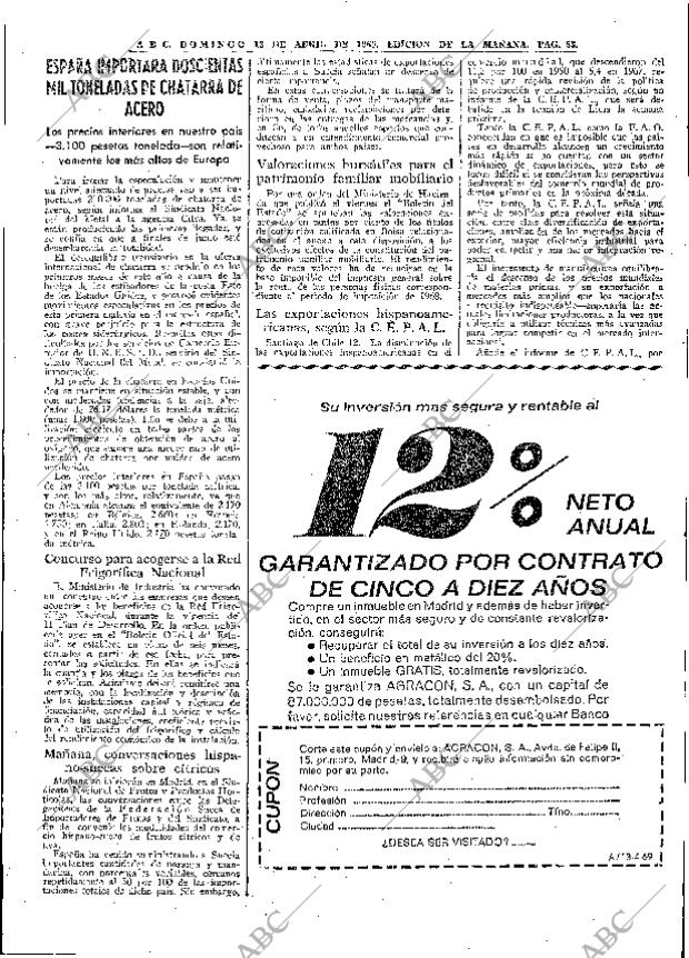 ABC MADRID 13-04-1969 página 63