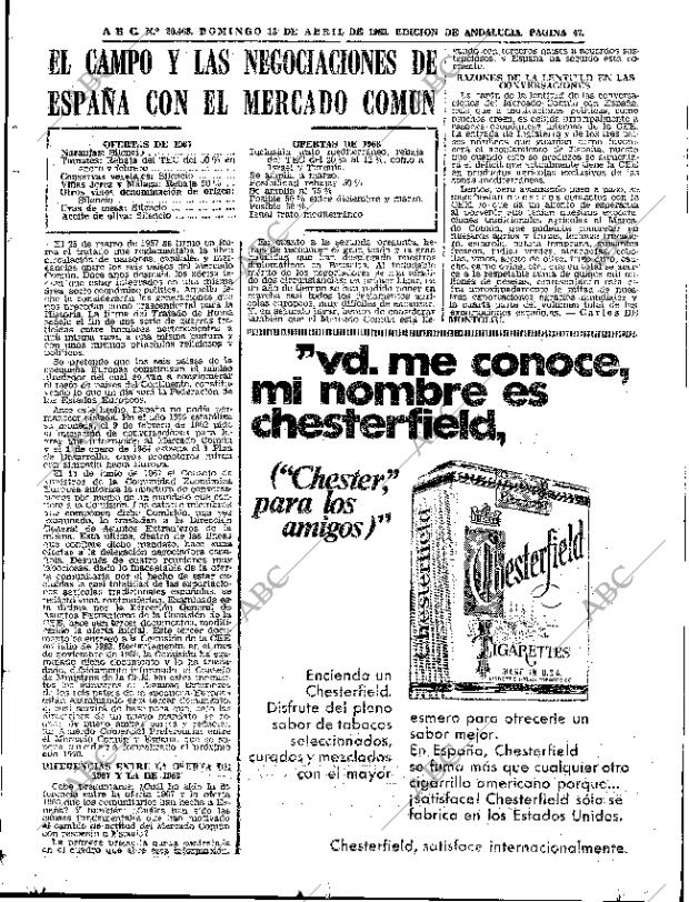 ABC SEVILLA 13-04-1969 página 47