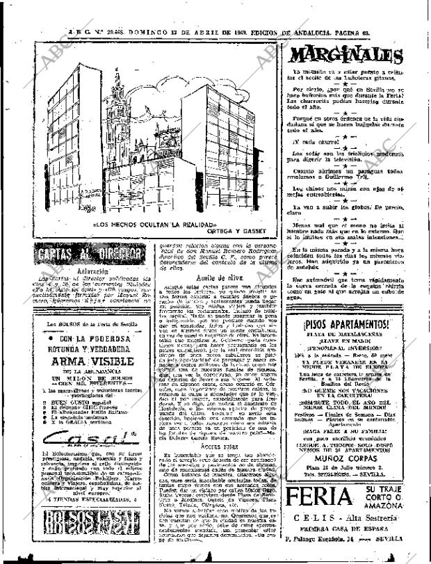 ABC SEVILLA 13-04-1969 página 63