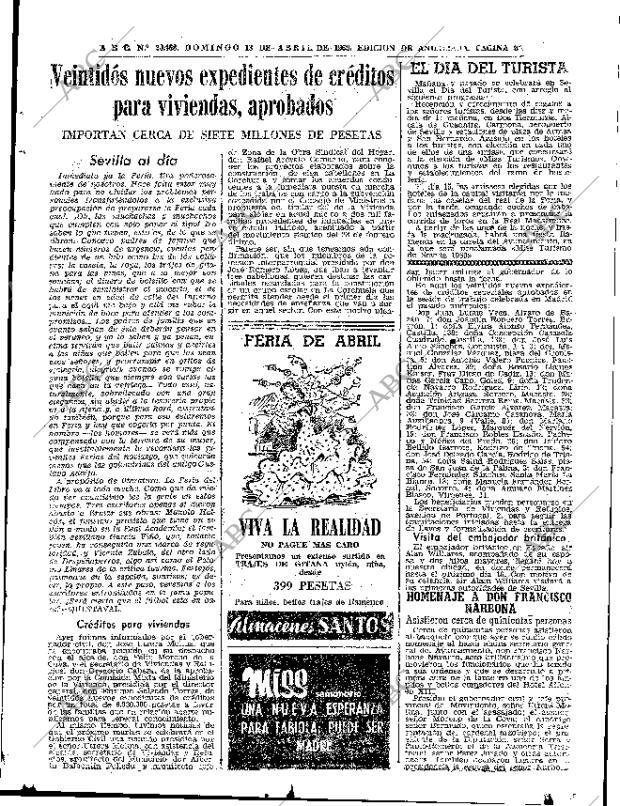 ABC SEVILLA 13-04-1969 página 65