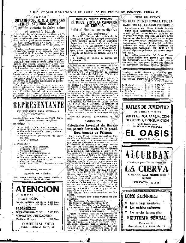 ABC SEVILLA 13-04-1969 página 73