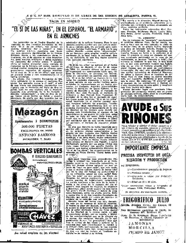 ABC SEVILLA 13-04-1969 página 75