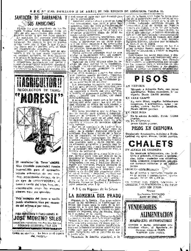 ABC SEVILLA 13-04-1969 página 81
