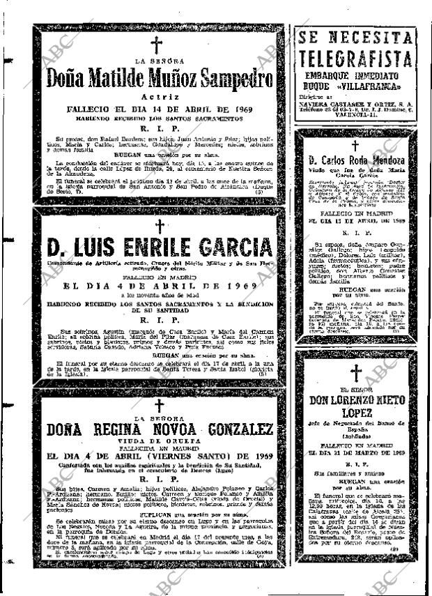 ABC MADRID 15-04-1969 página 110