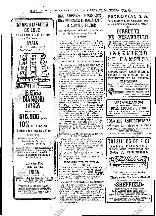 ABC MADRID 15-04-1969 página 28