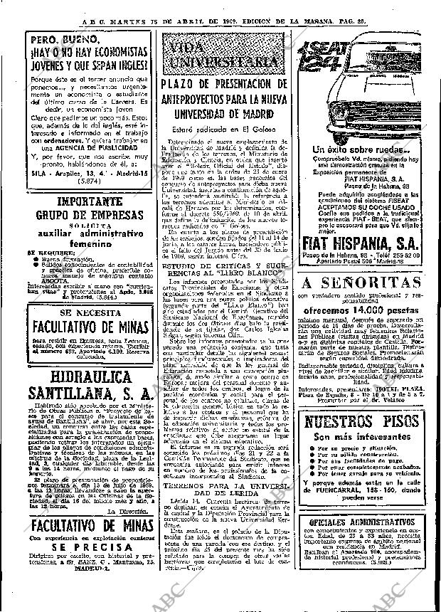 ABC MADRID 15-04-1969 página 32