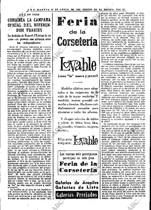 ABC MADRID 15-04-1969 página 34