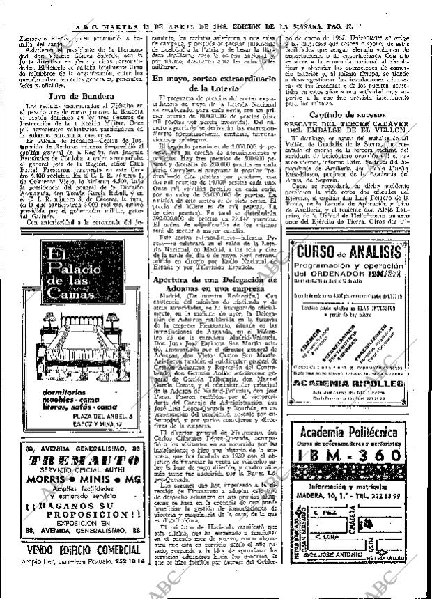 ABC MADRID 15-04-1969 página 54