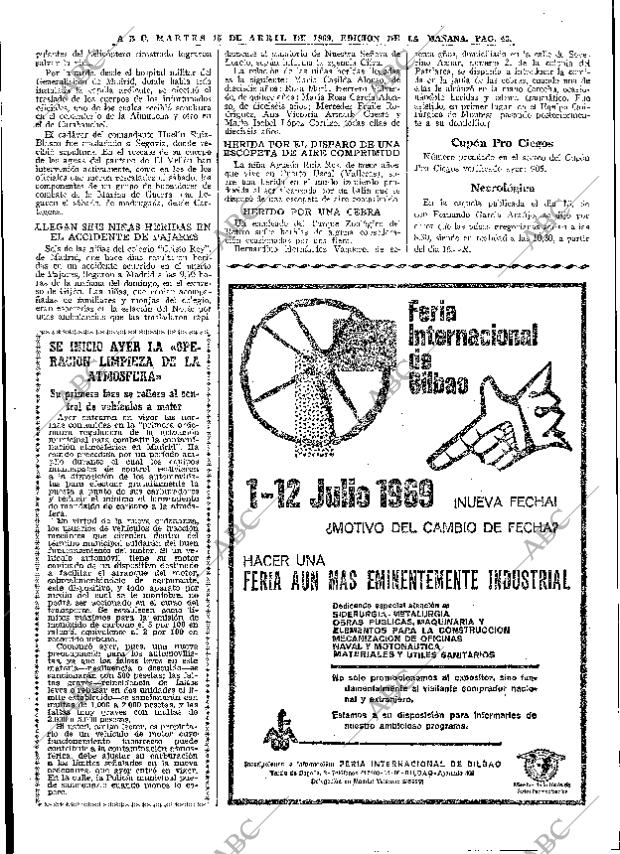 ABC MADRID 15-04-1969 página 55