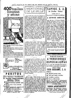 ABC MADRID 15-04-1969 página 56