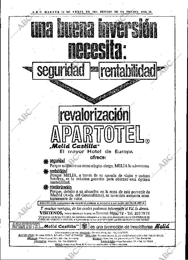 ABC MADRID 15-04-1969 página 58