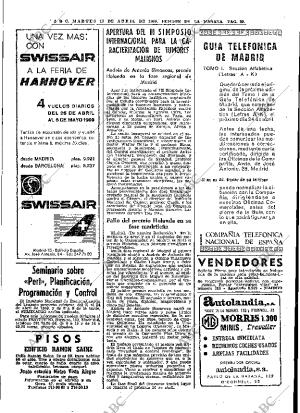 ABC MADRID 15-04-1969 página 62