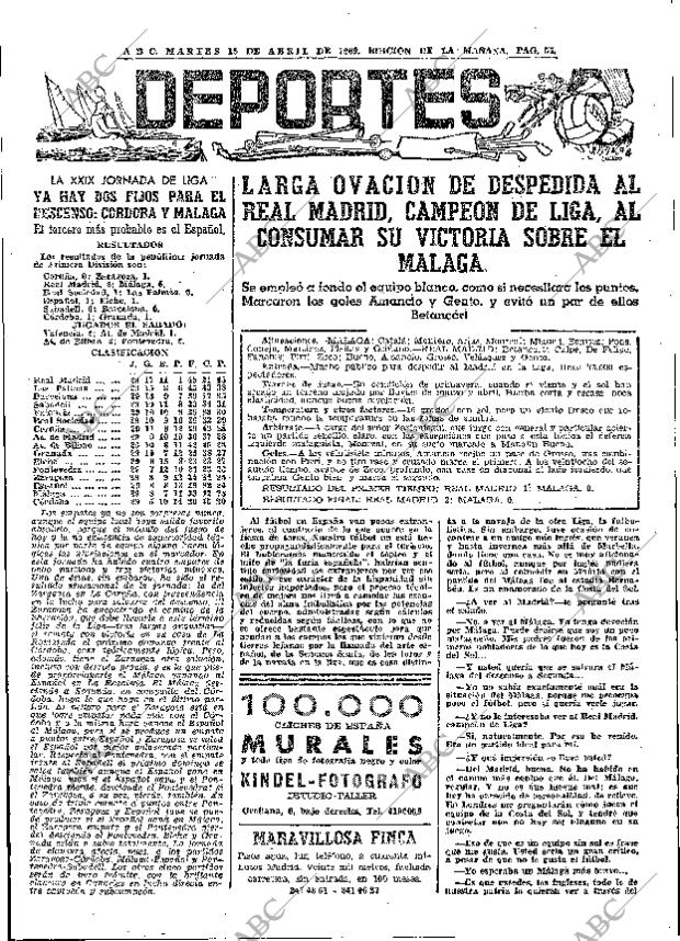 ABC MADRID 15-04-1969 página 67