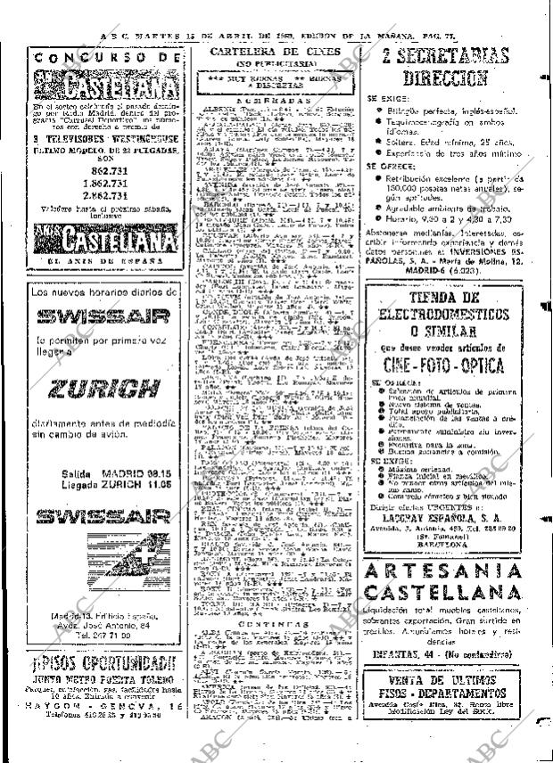 ABC MADRID 15-04-1969 página 89