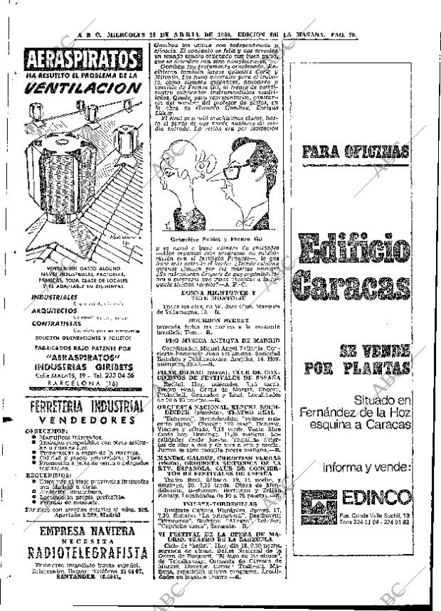 ABC MADRID 16-04-1969 página 80