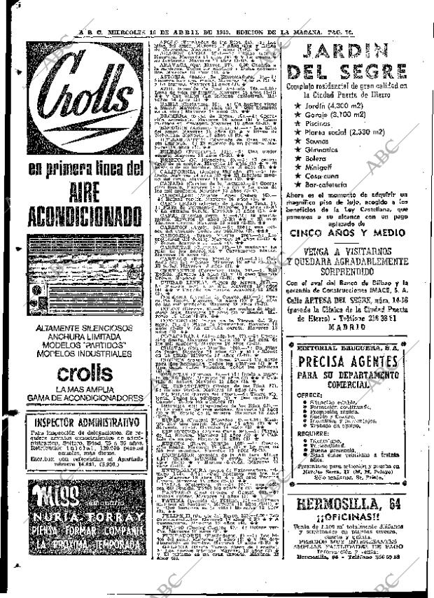 ABC MADRID 16-04-1969 página 86