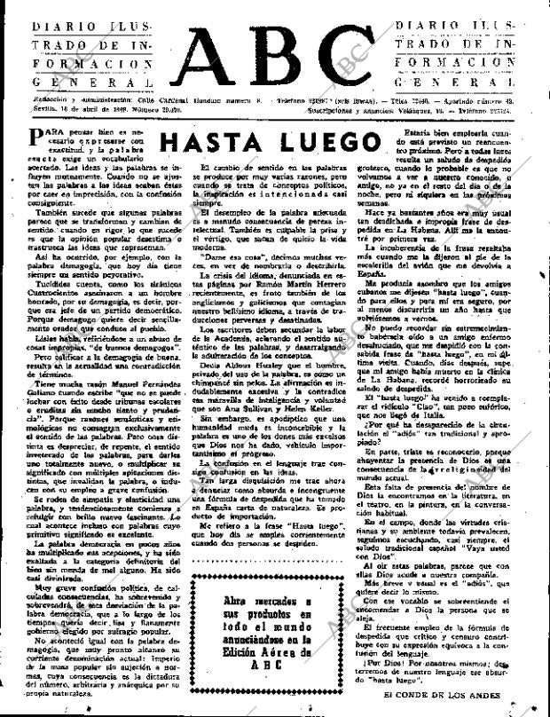 ABC SEVILLA 16-04-1969 página 3